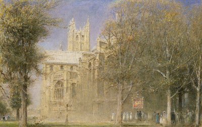 Canterbury Cathedral by Albert Goodwin
